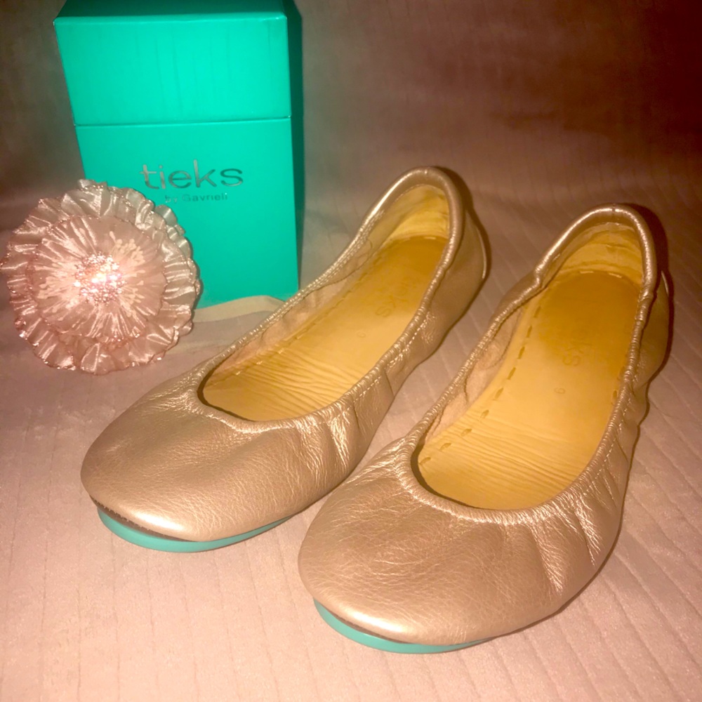Rosé Tieks Size 9